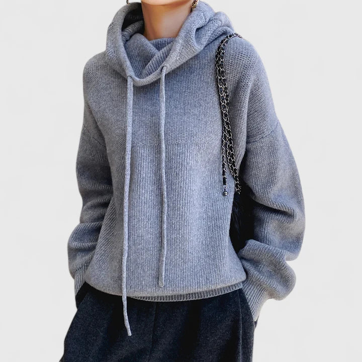 Rowan | Cozy Knit Hoodie
