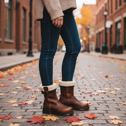 Boreal Grace | Fur-Lined Winter Boots