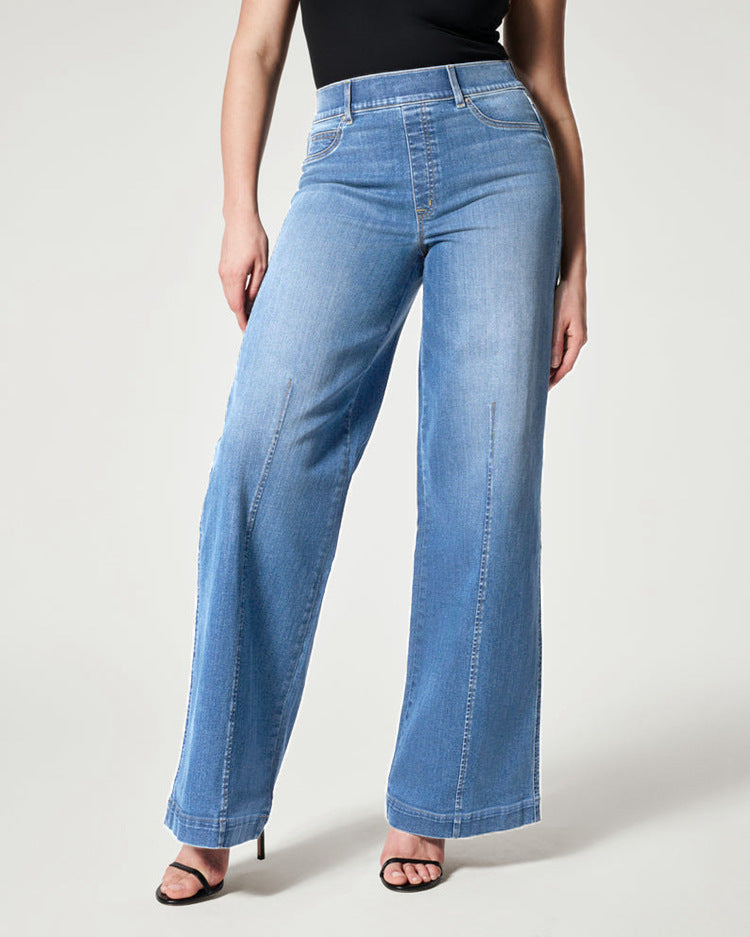 Virelle | Modern Palazzo Denim Pants