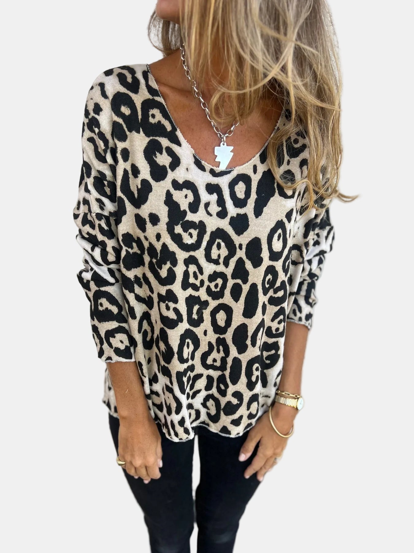 Nyssa | Leopard Print Blouse