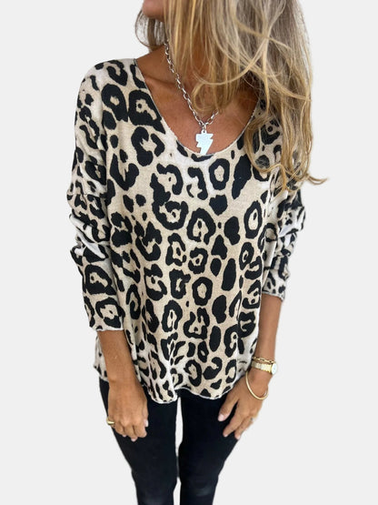 Nyssa | Leopard Print Blouse