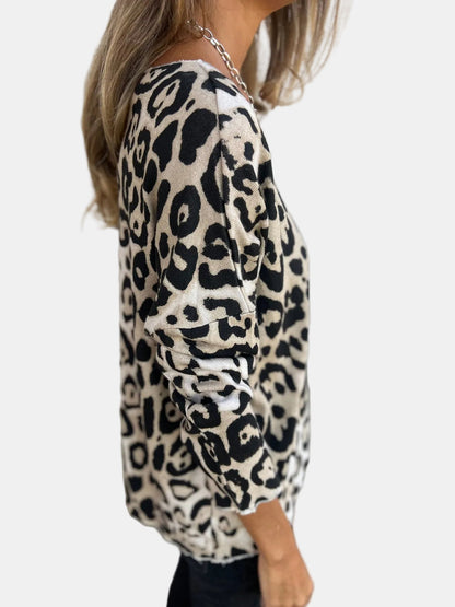 Nyssa | Leopard Print Blouse