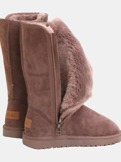 Haven | Velvet Knee-High Boots