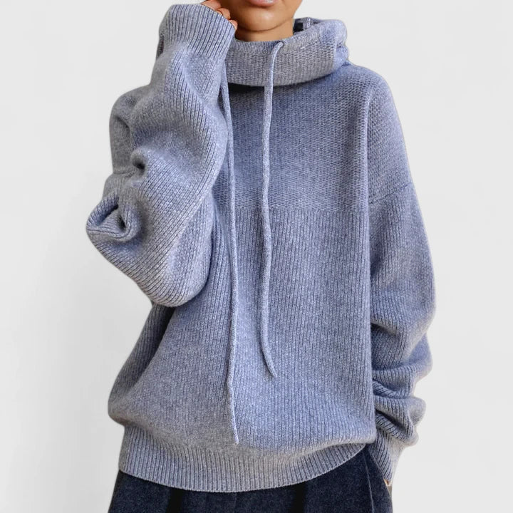 Rowan | Cozy Knit Hoodie