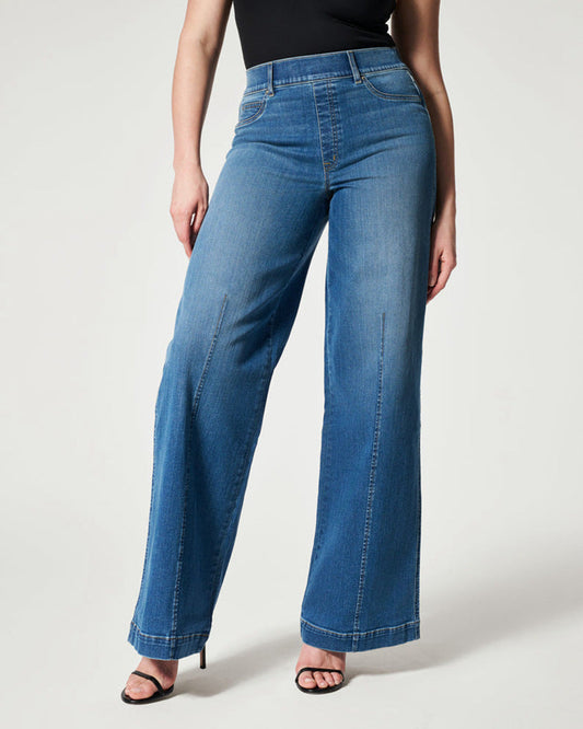 Virelle | Modern Palazzo Denim Pants