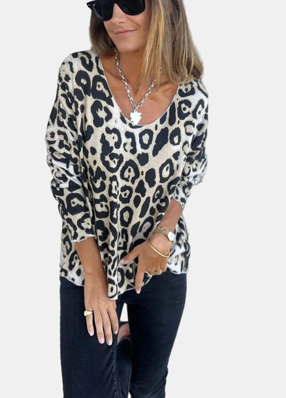 Nyssa | Leopard Print Blouse